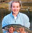 anna's trout caught on Stubby Steve's