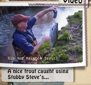 VIDEO - Rainbow Trout caught using ORIGINAL BROWN "Fish Food Pellets"
