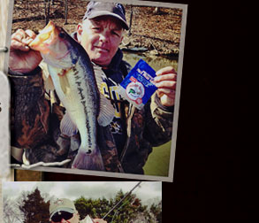 Crappie fisherman, Steve Gentz, catches Largemouth Bass using our "Fish Food Pellets"